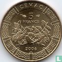 États d'Afrique centrale 5 francs 2006 - Image 1