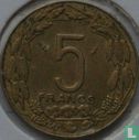États d'Afrique centrale 5 francs 1983 - Image 2