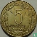 Zentralafrikanischen Staaten 5 Franc 1977 - Bild 2