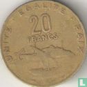 Djibouti 20 francs 1986 - Image 2