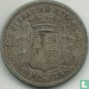 Spanje 2 peseta 1870 (1873) - Afbeelding 2