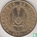 Djibouti 20 francs 1991 - Afbeelding 1