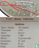 Maldiven 10 rufiyaa 1979 (AH1399) "FAO" - Afbeelding 3