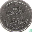 Jamaica 5 dollars 1995 - Image 1
