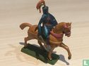 Ridder te paard met zwaard omlaag en schild  - Afbeelding 2