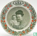 Wandbord Geboorte Prinses Juliana 1909 - Image 1