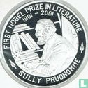 North Korea 1 won 2001 (PROOF - aluminum) "100th anniversary First Nobel Prize in literature - Sully Prudhomme" - Image 1