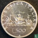 Italien 500 Lire 2001 (Silber) - Bild 1
