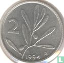 Italië 2 lire 1994 - Afbeelding 1