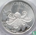 Grenade 2 dollars 2020 (non coloré) "Caribbean reef octopus" - Image 1