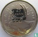 Canada 25 cents 2019 - Image 1