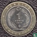 Türkei 1 Kurus 2019 (PP - TYPE B) "Ibibik" - Bild 1