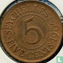 Seychellen 5 Cent 1965 - Bild 1