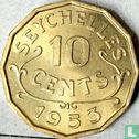 Seychellen 10 Cent 1953 - Bild 1