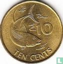 Seychelles 10 cents 2000 - Image 2
