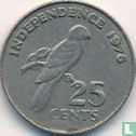 Seychellen 25 Cent 1976 "Independence" - Bild 1
