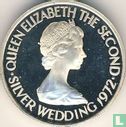 Jersey 50 pence 1972 (PROOF) "25th Wedding anniversary of Queen Elizabeth II and Prince Philip" - Afbeelding 1