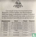 Seychellen 5 rupees 1976 (PROOF) "Independence" - Afbeelding 3