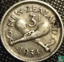 Neuseeland 3 Pence 1934 - Bild 1