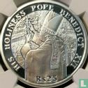 Seychelles 25 rupees 2005 (PROOF) "Nomination of Pope Benedictus XVI" - Image 2