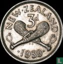 Nouvelle-Zélande 3 pence 1939 - Image 1