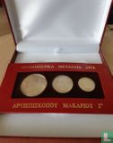 Cyprus mint set 1974 "Archbishop Makarios president of the republic of Cyprus" - Image 1