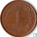 Singapour 1 cent 1971 - Image 1