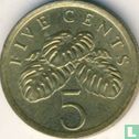 Singapour 5 cents 1989 - Image 2
