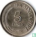 Singapur 5 Cents 1976 - Bild 1