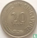 Singapore 20 cents 1971 - Image 1