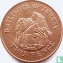Jersey 2 Pence 1992 (verkupferten Stahl) - Bild 2