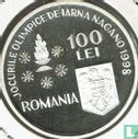 Romania 100 lei 1998 (PROOF) "Winter Olympics in Nagano -  Figure skating" - Image 1
