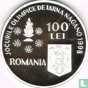 Roemenië 100 lei 1998 (PROOF) "Winter Olympics in Nagano -  Slalom skiing" - Afbeelding 1