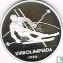 Roumanie 100 lei 1998 (BE) "Winter Olympics in Nagano -  Slalom skiing" - Image 2