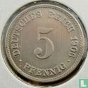 Duitse Rijk 5 pfennig 1906 (J) - Afbeelding 1