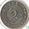 Belize 5 cents 2003 - Afbeelding 1