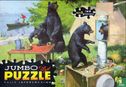 Drie beren plunderen kampement - Afbeelding 1