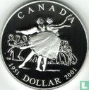 Canada 1 dollar 2001 (PROOF) "50th anniversary of the Canada national ballet" - Image 1