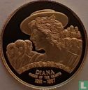 Sao Tomé-et-Principe 1000 dobras 1997 (BE - or) "Death of Princess Diana - Queen of the hearts" - Image 2