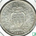 San Marino 5 lire 1898 - Afbeelding 1
