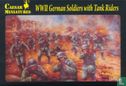 German Soldiers with Tank Riders - Bild 1