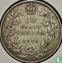 Canada 50 cents 1916 - Image 1