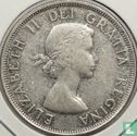 Canada 50 cents 1953 (grote datum - met schouderriem) - Afbeelding 2
