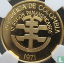 Colombia 100 pesos 1971 (PROOF) "6th Pan-American Games in Cali" - Afbeelding 1