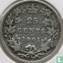 Canada 25 cents 1901 - Afbeelding 1