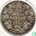 Canada 25 cents 1906 - Image 1