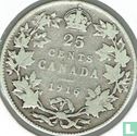 Canada 25 cents 1916 - Afbeelding 1