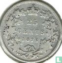 Canada 25 cents 1872 - Afbeelding 1