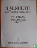 3 Minuetti per flauto e pianoforte - Afbeelding 1