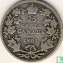 Canada 25 cents 1903 - Afbeelding 1